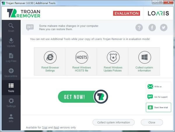 
Loaris Trojan Remover