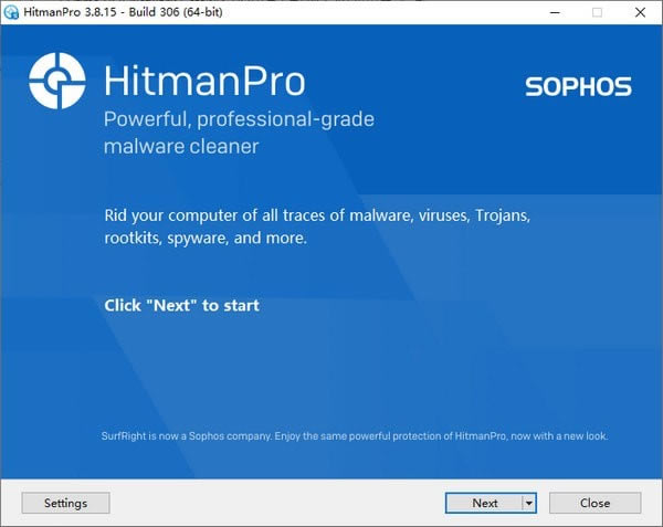 Hitman Pro系统安全扫描装置3.8.15.306软件下载