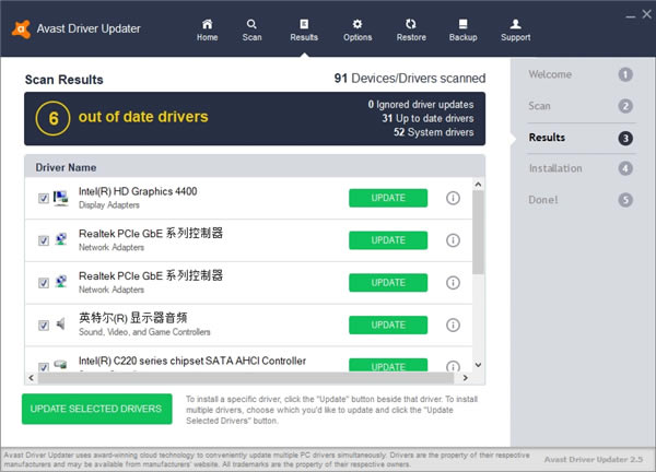Avast Driver Updater客户端软件下载2.5.9
