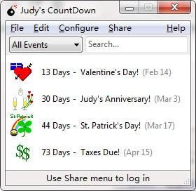 Judys CountDown