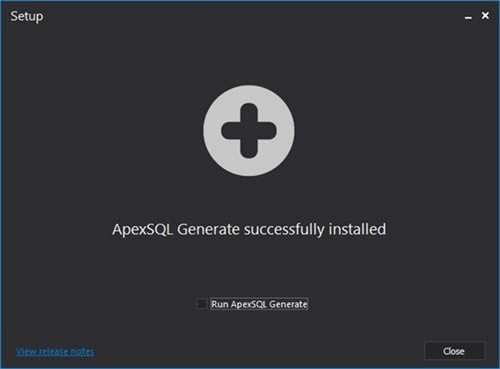 ApexSQLGenerate