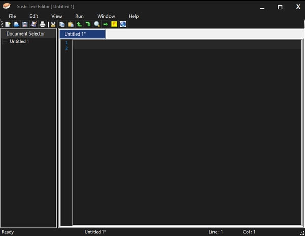 Sushi Text editor