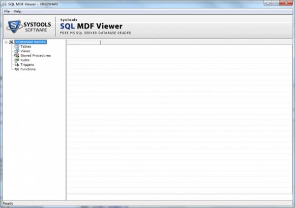 SysTools MDF Viewer