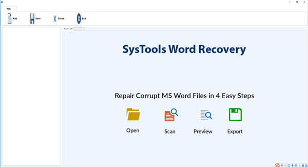 
SysTools Word RepairӦĵ޸4.0