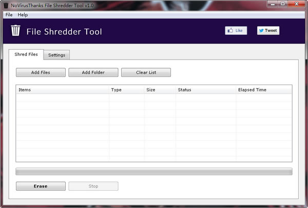 File Shredder Tool