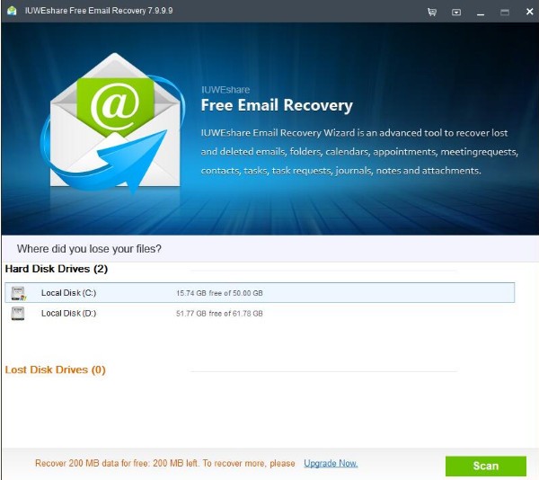 
Free Email Recoveryϵͳݻָ8.2