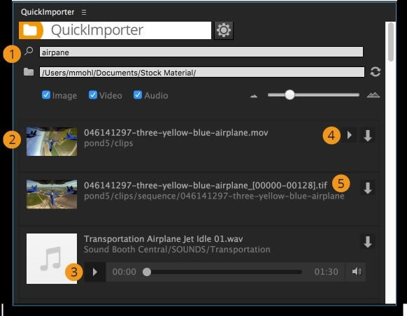 Quickimporter(AE/PRļزĿٵ)