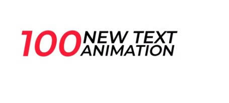 100 New Text Animation Presets(AE뻺ֶԤ)