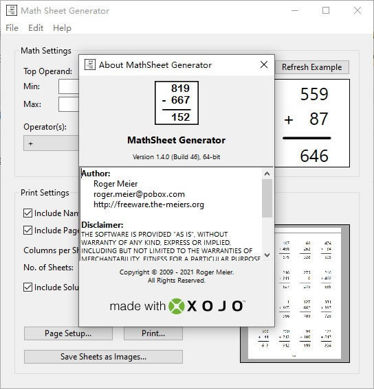 
Math Sheet GeneratorԶ˹ٷ2024°ɫذװ