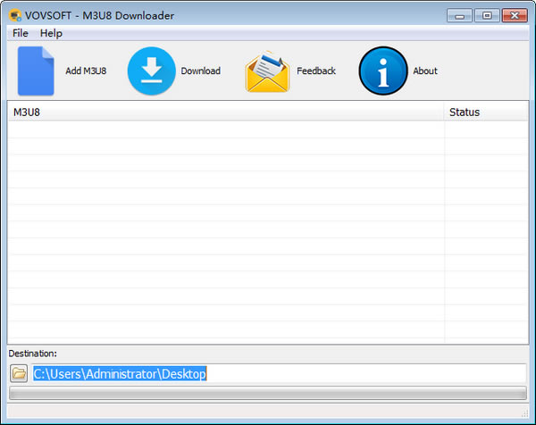 
Vovsoft M3U8 DownloaderԶ˹ٷ2024°ɫذװ