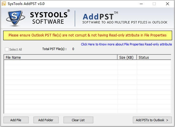 
SysTools AddPSTԶ˹ٷ2024°ɫذװ