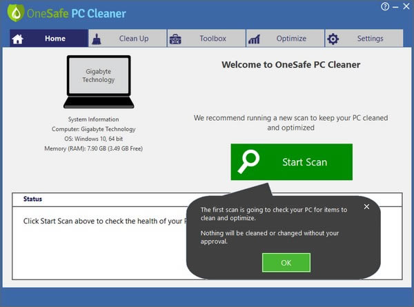 
OneSafe PC Cleaner Proٷ2024°ɫذװ