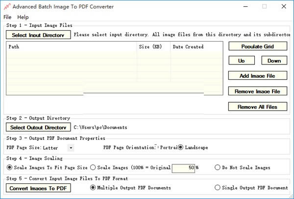 Advanced Batch Image To PDF Converter(ͼת)