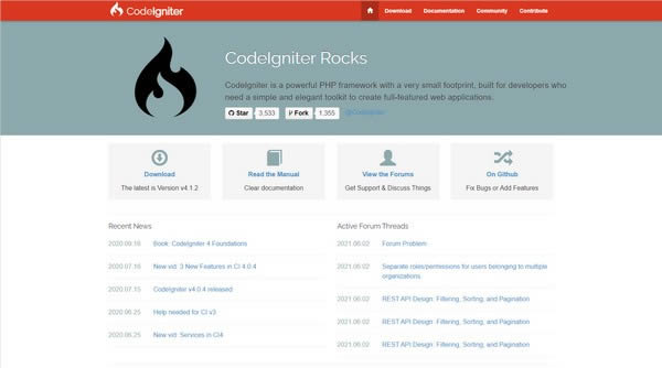 CodeIgniter-小巧PHP框架-CodeIgniter下载 v4.1.2官方版本