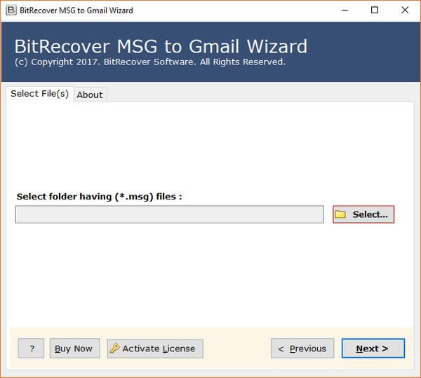 BitRecover MSG to Gmail(WizardMSGGmailǨƹ)