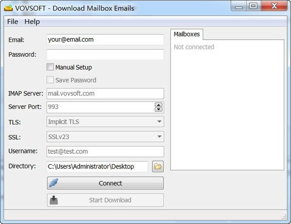 Vovsoft Download Mailbox Emails(ʼع)