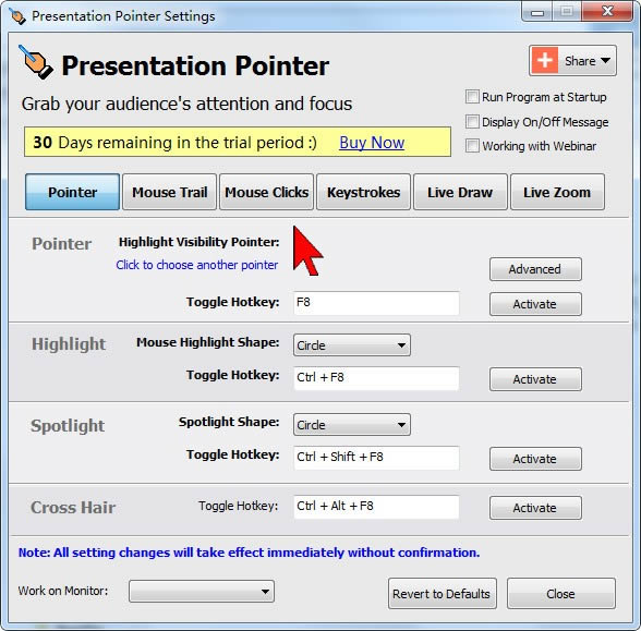 Presentation Pointer(ʾĸָ)