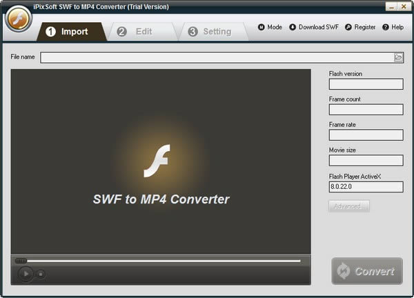 iPixSoft SWF to MP4 Converter(SWFתMP4)