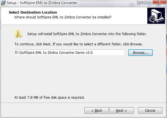 SoftSpire EML to Zimbra Converterͼ