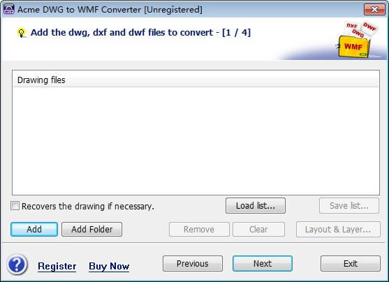 
Acme DWG to WMF Converter-DWGתWMF-Acme DWG to WMF Converter v5.9.6ٷ汾