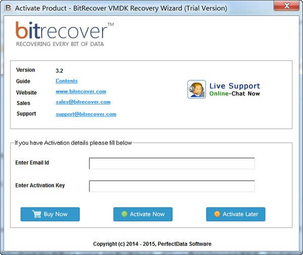 BitRecover VMDK Recovery Wizard(VMDKݻָ)