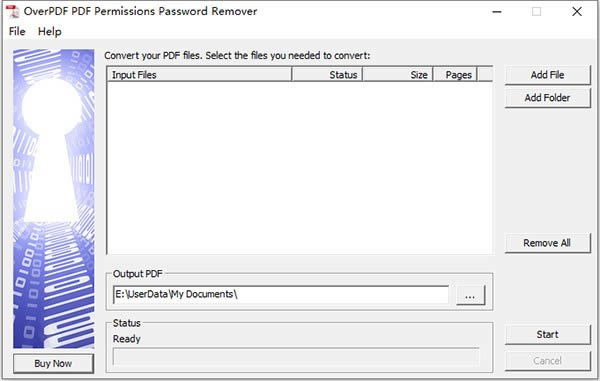 OverPDF PDF Permissions Password Remover(PDFܹ)