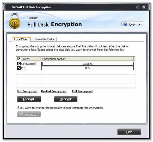 Gilisoft Full Disk Encryption(̼)