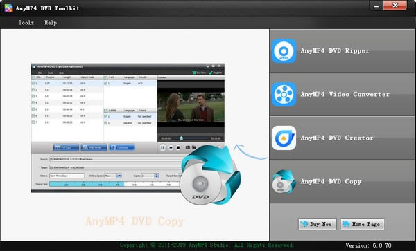 AnyMP4 DVD Toolkit-DVD多功能工具箱-AnyMP4 DVD Toolkit下载 v6.0.70.80781官方版本