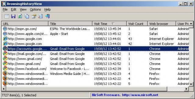 BrowsingHistoryView 64位-浏览器历史记录查看器-BrowsingHistoryView 64位下载 v2.4.1.20官方版本