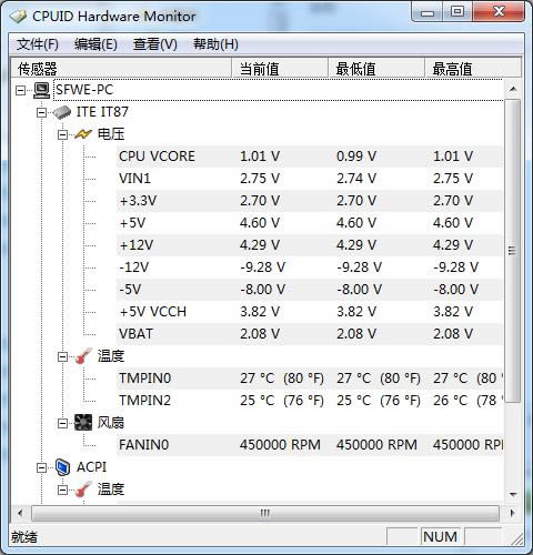 
cpuid hardware monitor-CPU¶Ȳ-cpuid hardware monitor v1.0ɫ