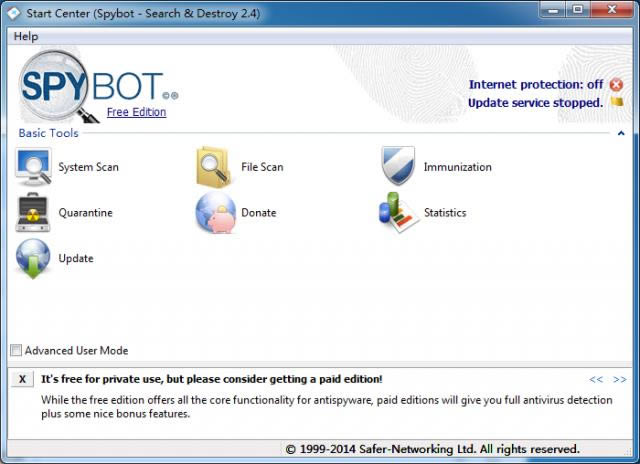 
SpyBot Search &amp; Destroy-SpyBot Search &amp; Destroy v2.4ٷ汾