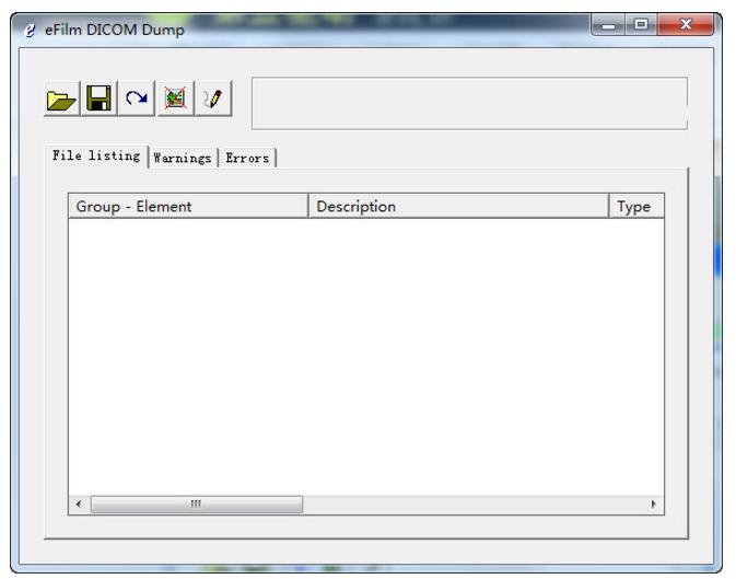eFilm DICOM Dump-医学图像浏览器-eFilm DICOM Dump下载 v1.0免费版