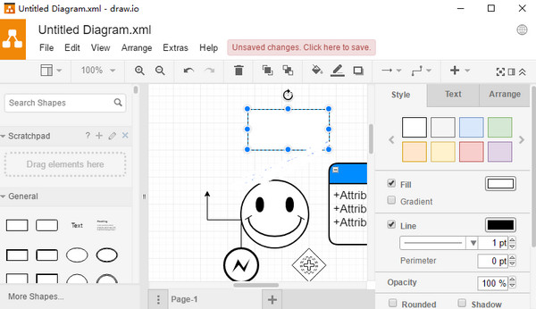 draw.io流程图制作软件-流程图制作-draw.io流程图制作软件下载 v7.8.7官方版本