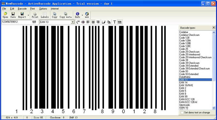 ActiveBarcode-条形码生成器软件-ActiveBarcode下载 v5.57绿色版