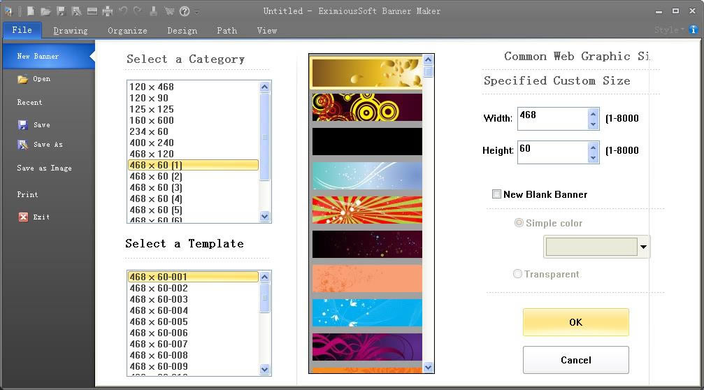 EximiousSoft Banner Maker-广告横幅制作软件-EximiousSoft Banner Maker下载 v5.45官方版本
