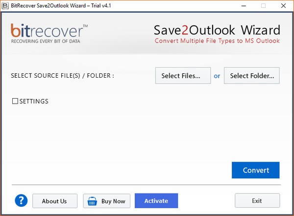 
BitRecover Save2Outlook Wizard-Outlookļת-BitRecover Save2Outlook Wizard v4.1.0ٷ汾