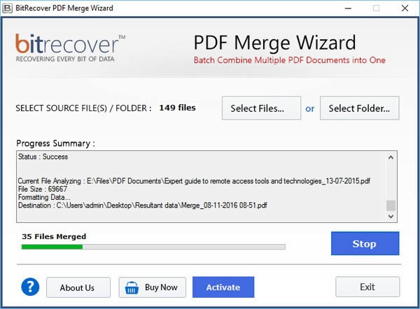 
BitRecover PDF Merge Wizard-PDFϲ-BitRecover PDF Merge Wizard v3.2.0ٷ汾