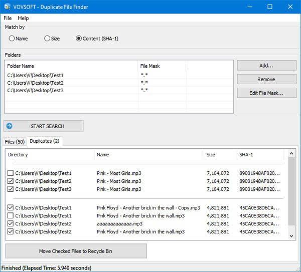 VovSoft Duplicate File Finder-重复文件查找器-VovSoft Duplicate File Finder下载 v1.1免费版