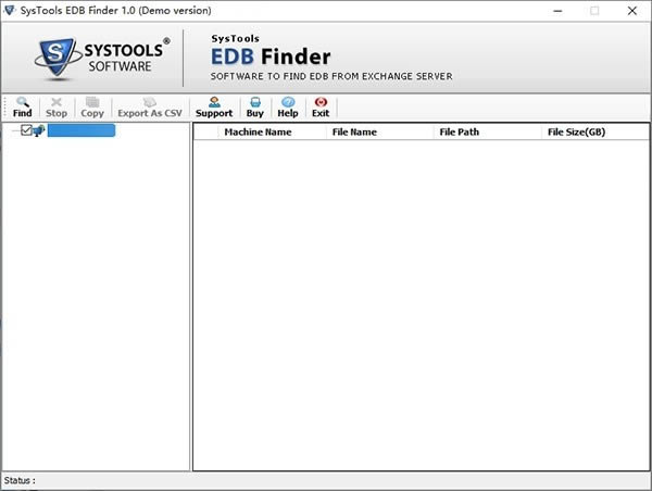 
SysTools Exchange EDB Finder-ļ鿴-SysTools Exchange EDB Finder v1.0ٷ汾