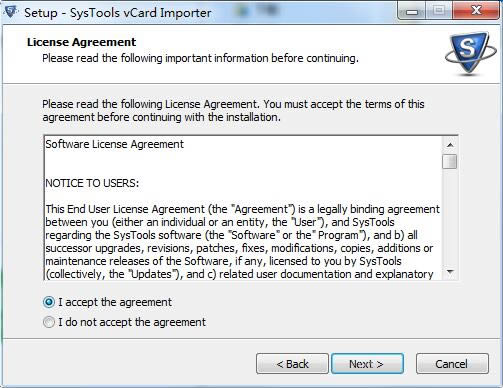 SysTools vCard Importerͼ