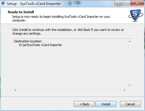 SysTools vCard Importerͼ