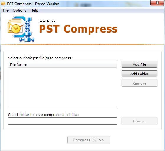 SysTools PST Compressͼ