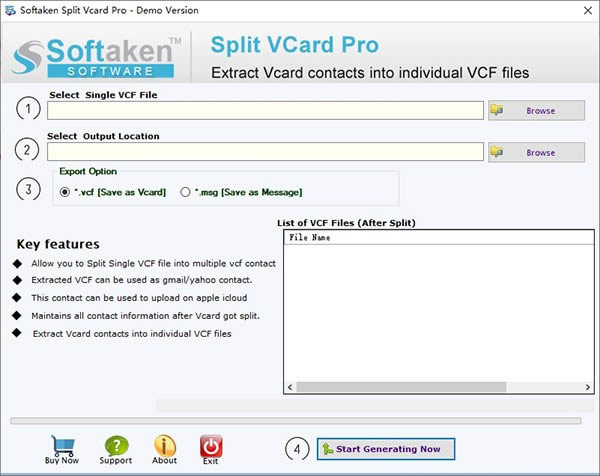 Softaken Split Vcard Pro(ļָ)