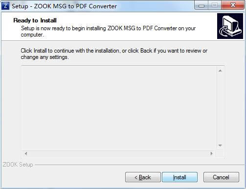 ZOOK MSG to PDF Converterͼ