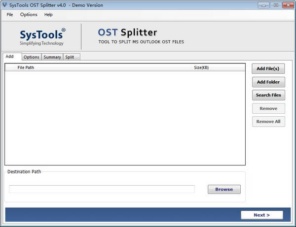 SysTools OST Splitter-OST文件分割工具-SysTools OST Splitter下载 v4.0官方版本