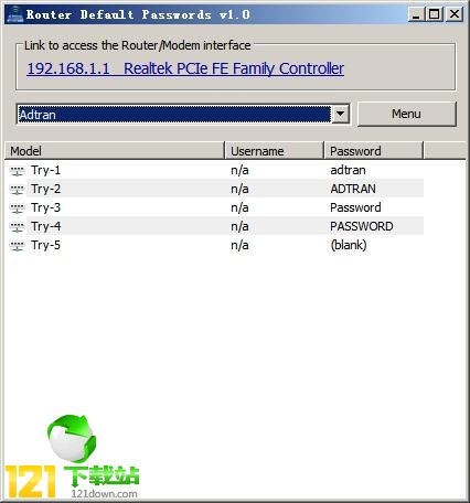 
·Ĭ鿴(Router Default Password) v1.0ɫⰲװ汾