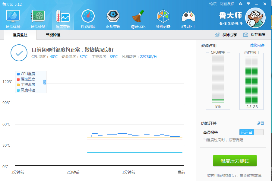 鲁大师绿色免安装版_官方版提供下载